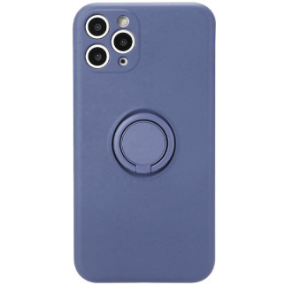 Чохол TPU Epik Candy Ring Full Camera Apple iPhone 12 Pro 6.1" Сірий / Lavender - Інтернет-магазин спільних покупок ToGether