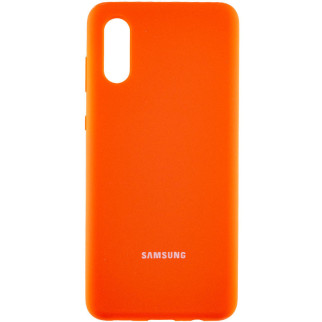 Чохол Epik Silicone Cover Full Protective AA Samsung Galaxy A02 Помаранчевий / Neon Orange - Інтернет-магазин спільних покупок ToGether