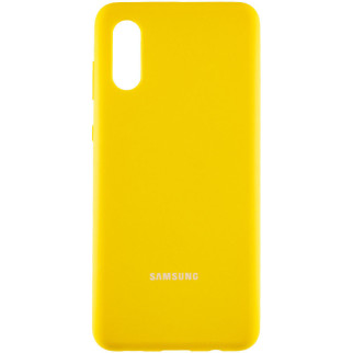 Чохол Epik Silicone Cover Full Protective AA Samsung Galaxy A02 Жовтий / Yellow - Інтернет-магазин спільних покупок ToGether