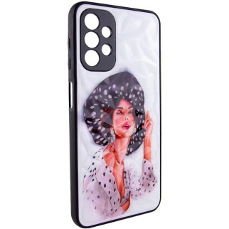 TPU+PC чохол Epik Prisma Ladies Samsung Galaxy A32 4G Girl in a hat - Інтернет-магазин спільних покупок ToGether