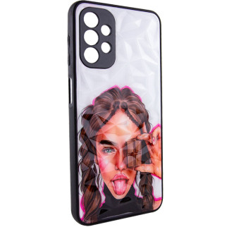 TPU+PC чохол Epik Prisma Ladies Samsung Galaxy A32 4G Chocolate - Інтернет-магазин спільних покупок ToGether