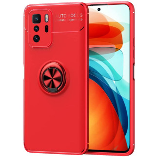 TPU чохол Deen ColorRing під магнітний тримач opp Xiaomi Redmi Note 10 5G/Poco M3 Pro Червоний / Червоний - Інтернет-магазин спільних покупок ToGether