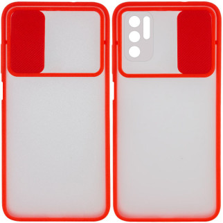 Чохол зі шторкою для камери Epik Camshield mate TPU Xiaomi Redmi Note 10 5G/Poco M3 Pro Червоний - Інтернет-магазин спільних покупок ToGether