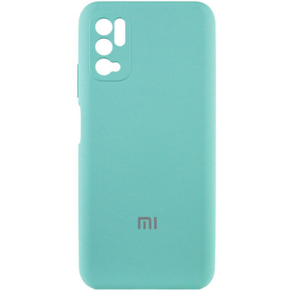 Чохол Epik Silicone Cover Full Camera AA Xiaomi Redmi Note 10 5G / Poco M3 Pro Бірюзовий / Ice Blue - Інтернет-магазин спільних покупок ToGether