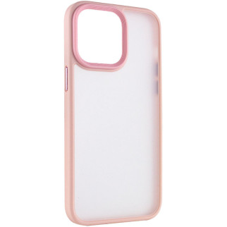 TPU+PC чохол Epik Metal Buttons Apple iPhone 13 Pro 6.1" Рожевий - Інтернет-магазин спільних покупок ToGether