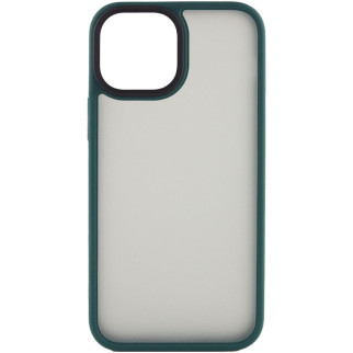 TPU+PC чохол Epik Metal Buttons Apple iPhone 13 6.1" Зелений - Інтернет-магазин спільних покупок ToGether