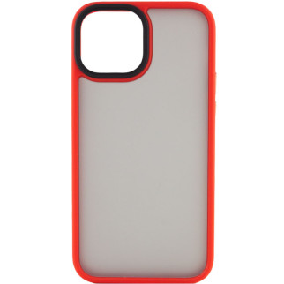 TPU+PC чохол Epik Metal Buttons Apple iPhone 13 mini 5.4" Червоний - Інтернет-магазин спільних покупок ToGether