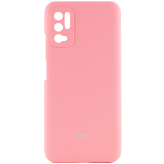 Чохол Epik Silicone Cover Full Camera AAA Xiaomi Redmi Note 10 5G / Poco M3 Pro Рожевий / Light pink - Інтернет-магазин спільних покупок ToGether