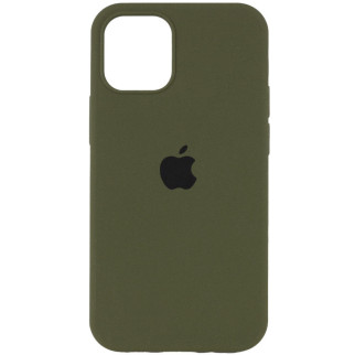 Чохол Epik Silicone Case Full Protective AA Apple iPhone 13 Pro Max 6.7" Зелений / Dark Olive - Інтернет-магазин спільних покупок ToGether