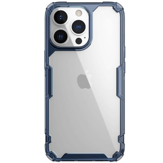 TPU чохол Nillkin Nature Pro Series Apple iPhone 13 Pro Max 6.7" Синій / Прозорий - Інтернет-магазин спільних покупок ToGether