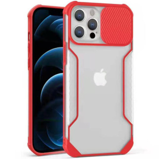 Чохол зі шторкою для камери Epik Camshield matte Ease TPU Apple iPhone 11 Pro 5.8" Червоний - Інтернет-магазин спільних покупок ToGether