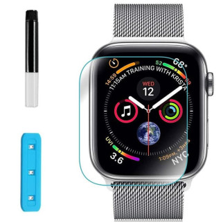 Захисне 3D скло з УФ лампою Epik Nano Optics Apple Watch Series 7/8 41 mm Прозорий - Інтернет-магазин спільних покупок ToGether