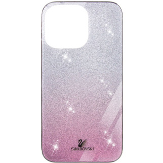 TPU+Glass чохол Epik Swarovski Apple iPhone 13 Pro 6.1" Рожевий - Інтернет-магазин спільних покупок ToGether