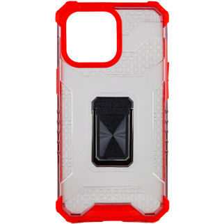 Ударостійкий чохол Epik Transformer CrystalRing Apple iPhone 13 Pro 6.1" Червоний - Інтернет-магазин спільних покупок ToGether