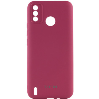 Чохол Epik Silicone Cover My Color Full Camera A TECNO Spark 6 Go Бордовий / Marsala - Інтернет-магазин спільних покупок ToGether