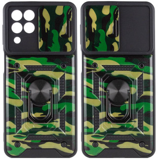 Ударостійкий чохол Epik Camshield Serge Ring Camsung Galaxy M53 5G Зелений / Army Green - Інтернет-магазин спільних покупок ToGether