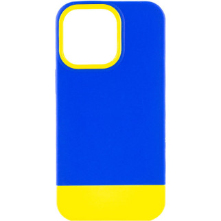 Чохол TPU+PC Epik Bichromatic Apple iPhone 13 Pro Max 6.7" Navy Blue / Yellow - Інтернет-магазин спільних покупок ToGether