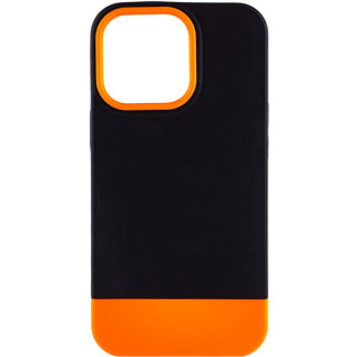 Чохол TPU+PC Epik Bichromatic Apple iPhone 13 Pro Max 6.7" Black/Orange - Інтернет-магазин спільних покупок ToGether