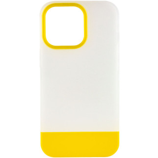Чохол TPU+PC Epik Bichromatic Apple iPhone 13 Pro 6.1" Matte / Yellow - Інтернет-магазин спільних покупок ToGether