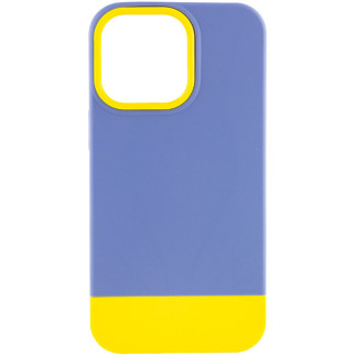Чохол TPU+PC Epik Bichromatic Apple iPhone 13 Pro 6.1" Blue / Yellow - Інтернет-магазин спільних покупок ToGether