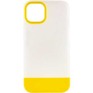 Чохол TPU+PC Epik Bichromatic Apple iPhone 12 Pro/12 6.1" Matte / Yellow - Інтернет-магазин спільних покупок ToGether