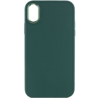 TPU чохол Epik Bonbon Metal Style Apple iPhone XS Max 6.5" Зелений / Pine green - Інтернет-магазин спільних покупок ToGether