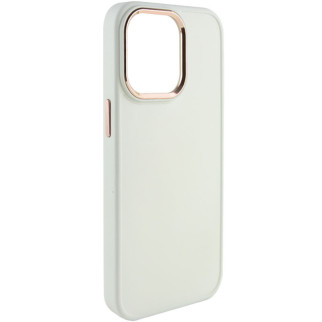 TPU чохол Epik Bonbon Metal Style Apple iPhone 13 Pro 6.1" Білий / White - Інтернет-магазин спільних покупок ToGether
