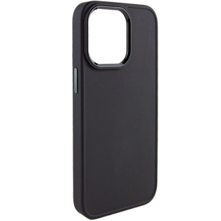 TPU чохол Epik Bonbon Metal Style Apple iPhone 13 Pro Max 6.7" Чорний / Black - Інтернет-магазин спільних покупок ToGether