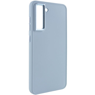 TPU чохол Epik Bonbon Metal Style Samsung Galaxy S21 FE Блакитний / Mist blue - Інтернет-магазин спільних покупок ToGether
