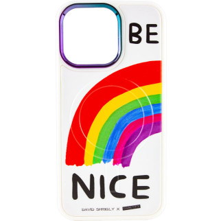 TPU+PC чохол Epik Funny pictures with MagSafe Apple iPhone 13 Pro 6.1" Be Nice - Інтернет-магазин спільних покупок ToGether