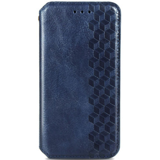 Шкіряний чохол-книжка GETMAN Cubic PU Samsung Galaxy M33 5G Синій - Інтернет-магазин спільних покупок ToGether
