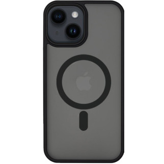 TPU+PC чохол Epik Metal Buttons with MagSafe Apple iPhone 14 Plus 6.7" Чорний - Інтернет-магазин спільних покупок ToGether