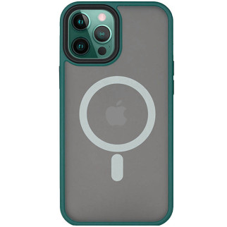 TPU+PC чохол Epik Metal Buttons with MagSafe Apple iPhone 14 Pro 6.1" Зелений - Інтернет-магазин спільних покупок ToGether