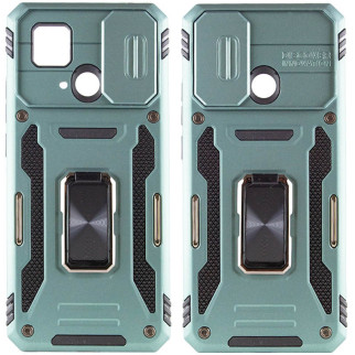 Ударостійкий чохол Epik Camshield Army Ring Xiaomi Redmi 10C Зелений / Light Green - Інтернет-магазин спільних покупок ToGether