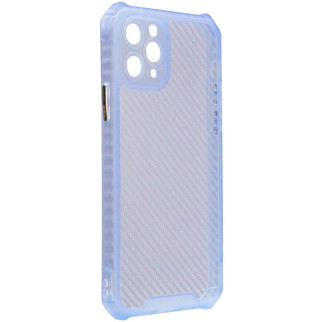 Чохол TPU Epik Ease Carbon color series Apple iPhone 11 Pro 5.8" Синій / Прозорий - Інтернет-магазин спільних покупок ToGether
