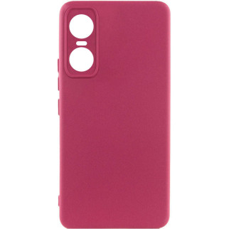 Чохол Lakshmi Silicone Cover Full Camera A Tecno Pop 6 Pro Бордовий / Marsala - Інтернет-магазин спільних покупок ToGether