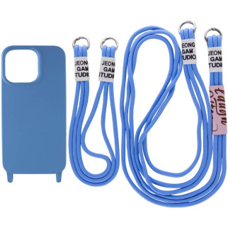 Чохол TPU Epik two straps California Apple iPhone 13 Pro Max 6.7" Синій / Cosmos blue - Інтернет-магазин спільних покупок ToGether