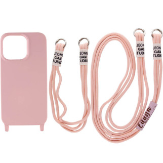 Чохол TPU Epik two straps California Apple iPhone 13 Pro Max 6.7" Рожевий / Pink Sand - Інтернет-магазин спільних покупок ToGether