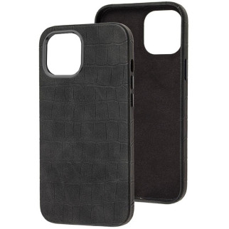Шкіряний чохол Epik Croco Leather Apple iPhone 14 Plus 6.7" Black - Інтернет-магазин спільних покупок ToGether