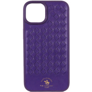 Шкіряний чохол Polo Santa Barbara Apple iPhone 14 6.1" Purple - Інтернет-магазин спільних покупок ToGether