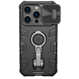 TPU+PC чохол Nillkin CamShield Armor Pro шторка на камеру Apple iPhone 14 Pro 6.1" Чорний - Інтернет-магазин спільних покупок ToGether