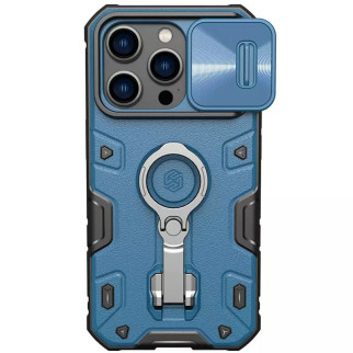 TPU+PC чохол Nillkin CamShield Armor Pro шторка на камеру Apple iPhone 14 Pro 6.1" Синій - Інтернет-магазин спільних покупок ToGether