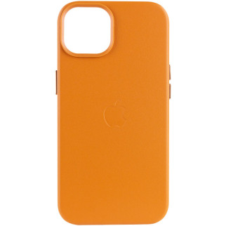 Шкіряний чохол Epik Leather Case AA with MagSafe Apple iPhone 14 6.1" Коричневий / Coppe - Інтернет-магазин спільних покупок ToGether