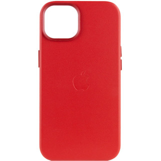 Шкіряний чохол Epik Leather Case AA з MagSafe Apple iPhone 14 Plus 6.7" Crimson - Інтернет-магазин спільних покупок ToGether