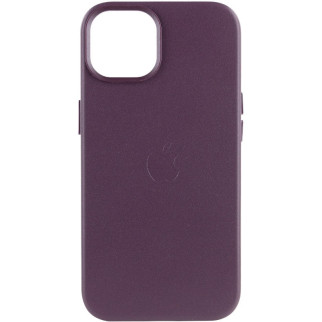 Шкіряний чохол Epik Leather Case AA з MagSafe Apple iPhone 14 Plus 6.7" Dark violet - Інтернет-магазин спільних покупок ToGether