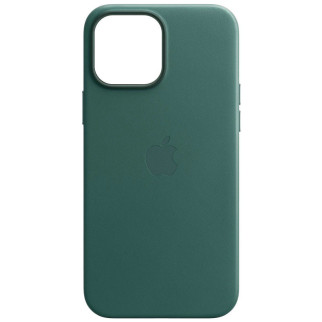 Шкіряний чохол Epik Leather Case AA з MagSafe Apple iPhone 14 Pro 6.1" Pine green - Інтернет-магазин спільних покупок ToGether