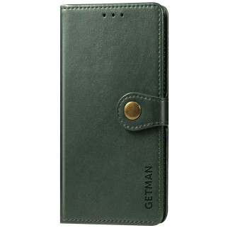 Шкіряний чохол-книжка GETMAN Gallant PU Samsung Galaxy S21 FE Зелений - Інтернет-магазин спільних покупок ToGether