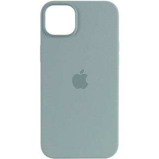 Чохол Epik Silicone case AAA full with Magsafe Apple iPhone 14 Plus 6.7" Бірюзовий / Succulent - Інтернет-магазин спільних покупок ToGether