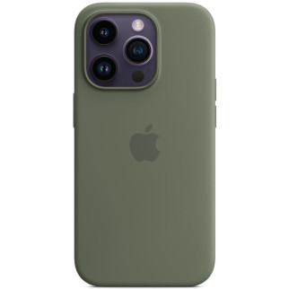 Чохол Epik Silicone case AAA full with Magsafe Apple iPhone 14 Pro 6.1" Зелений / Olive - Інтернет-магазин спільних покупок ToGether