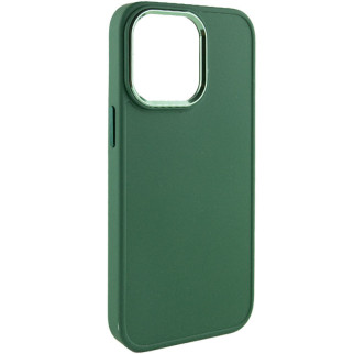 TPU чохол Epik Bonbon Metal Style Apple iPhone 14 Pro Max 6.7" Зелений / Army Green - Інтернет-магазин спільних покупок ToGether